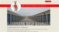 Desktop Screenshot of aardvarkselfstorage.com